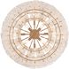 Sophie 16 Light 35.5 inch Lacquered Gold Pendant Ceiling Light