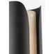 Anne-Marie Barton Armise Sconce Wall Light in Matte Carbon