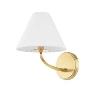 Stacey 1 Light 8.25 inch Aged Brass Wall Sconce Wall Light