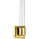 Zigrina 1 Light 5.25 inch Aged Brass Wall Sconce Wall Light