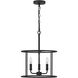 Abner 3 Light 14 inch Matte Black Pendant Ceiling Light