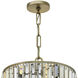 Gemma LED 16 inch Silver Leaf Foyer Light Ceiling Light, Large