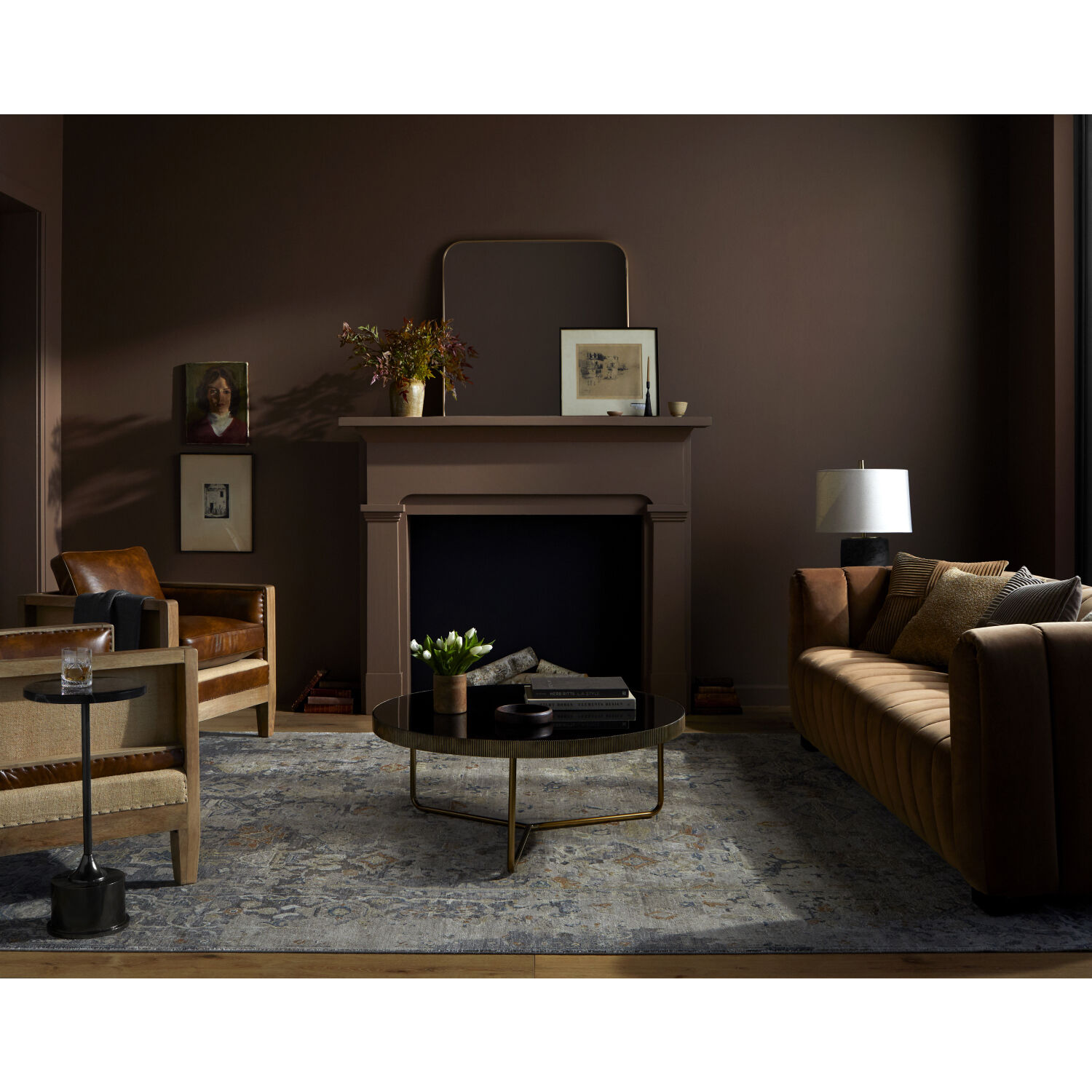 Ghordes 180 X 144 inch Olive Rug, Rectangle