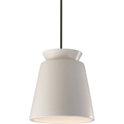 Radiance Collection LED 8 inch Matte Black Pendant Ceiling Light