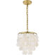 Selene 1 Light 10 inch Brass Pendant Ceiling Light