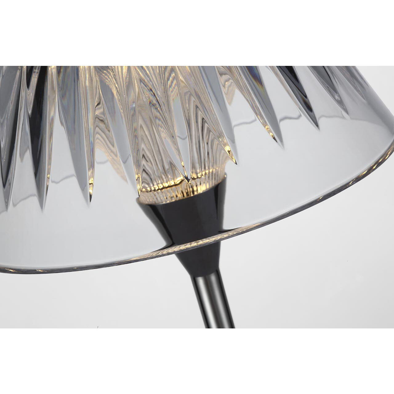 Waterford Blaze 11.5 inch 1.00 watt Polished Nickel Rechargeable Table Lamp Portable Light