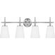 Driscoll 4 Light 30.75 inch Chrome Bath Vanity Wall Sconce Wall Light