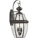 Ashford 2 Light 21 inch Oil Rubbed Bronze Outdoor Wall Sconce