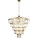 Social Club 25 Light 44 inch Gold Chandelier Ceiling Light
