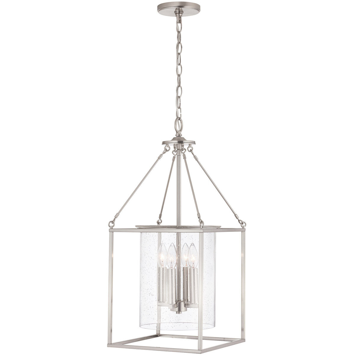 Cooper 4 Light 11.75 inch Brushed Nickel Pendant Ceiling Light