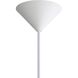 Vistara 1 Light 27.5 inch Sand White Pendant Ceiling Light