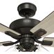 Crestfield 52 inch Noble Bronze with Bleached Grey Pine/Greyed Walnut Blades Ceiling Fan