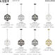 Geometric 1 Light 13 inch Nordic Gray Mini Pendant Ceiling Light