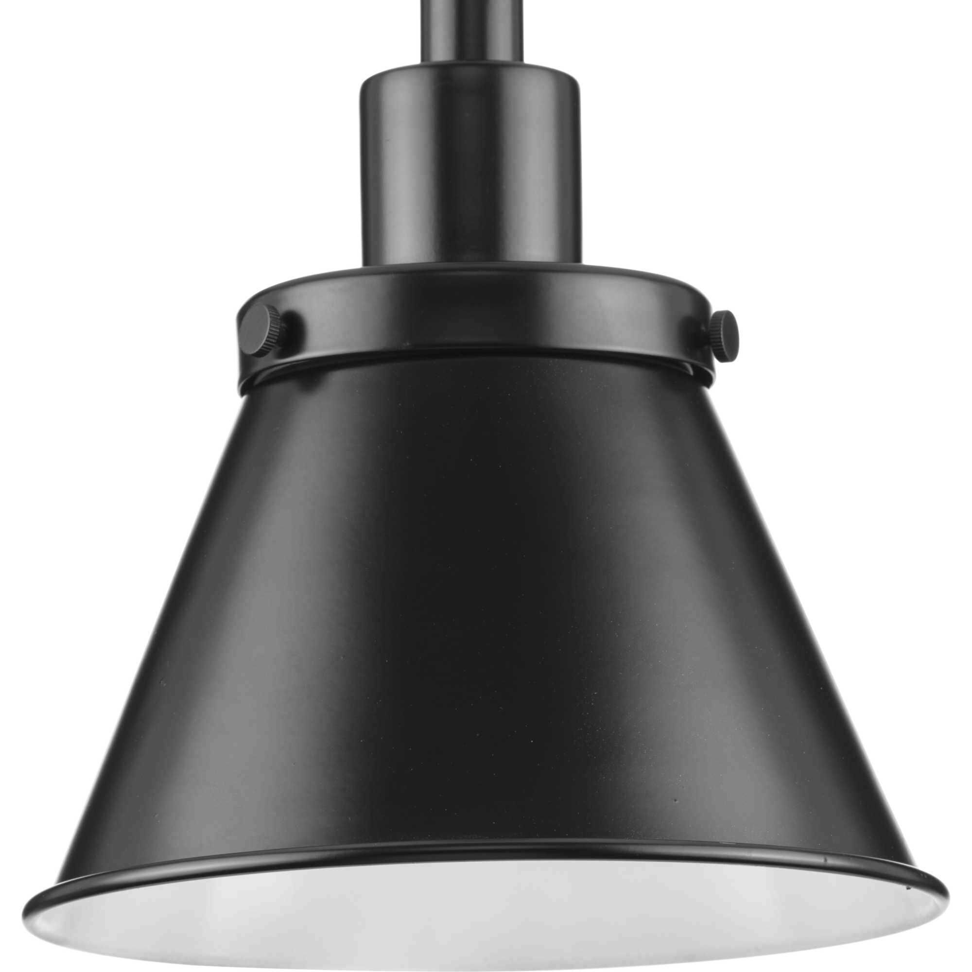 Hinton 1 Light 8.25 inch Matte Black Mini-Pendant Ceiling Light
