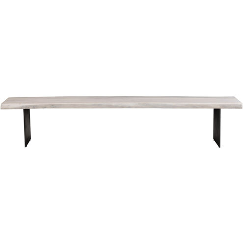 Evans White Dining Bench