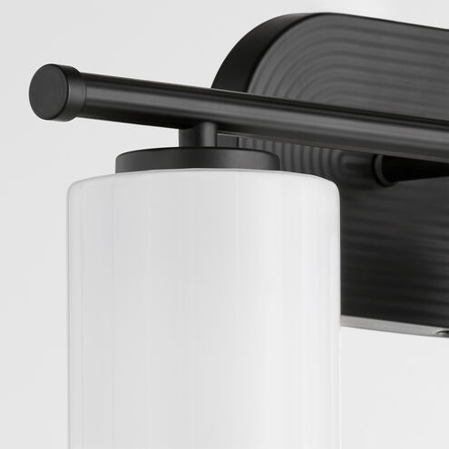 Belinder 3 Light 24 inch Matte Black Vanity Light Wall Light