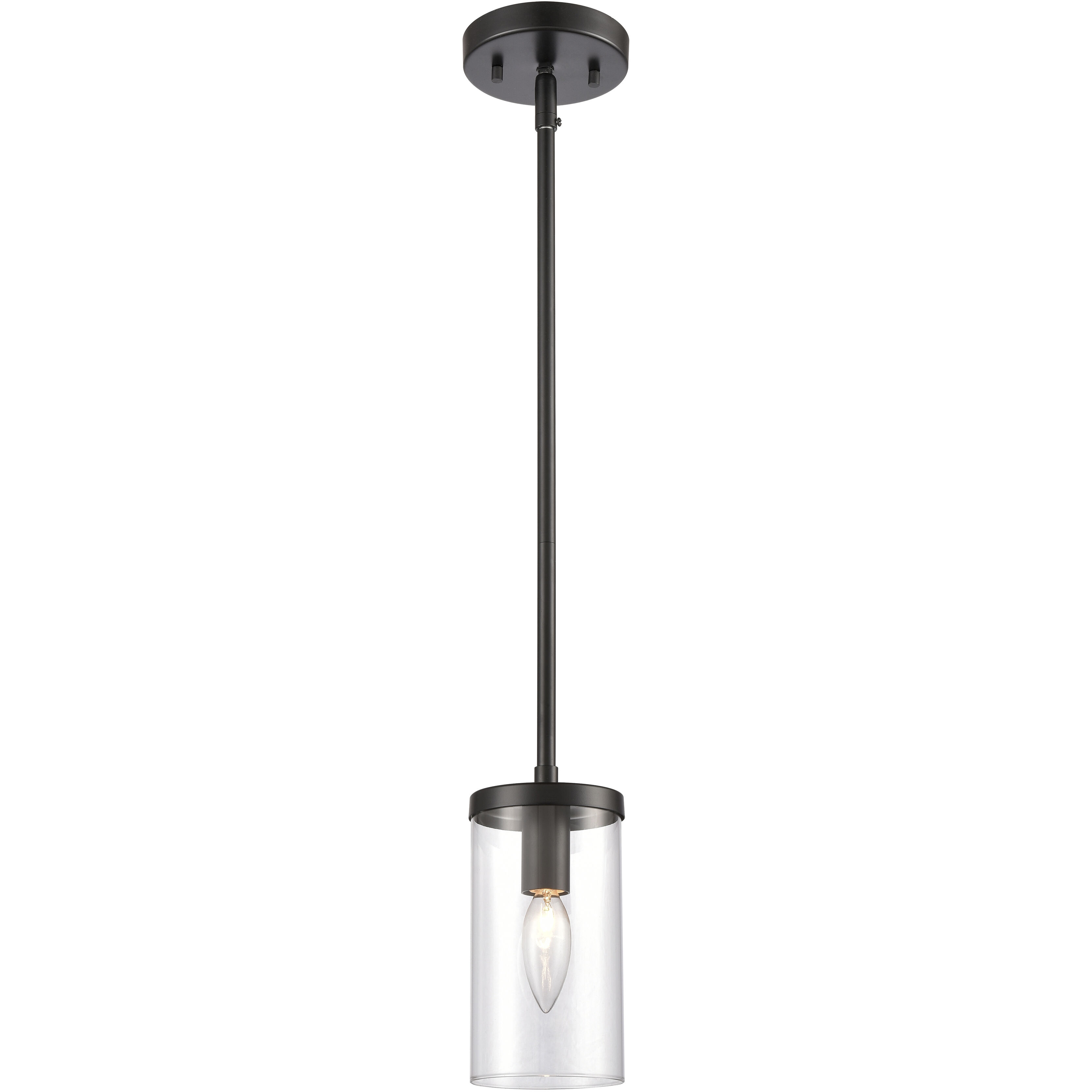 Oakland 1 Light 4 inch Black Mini Pendant Ceiling Light
