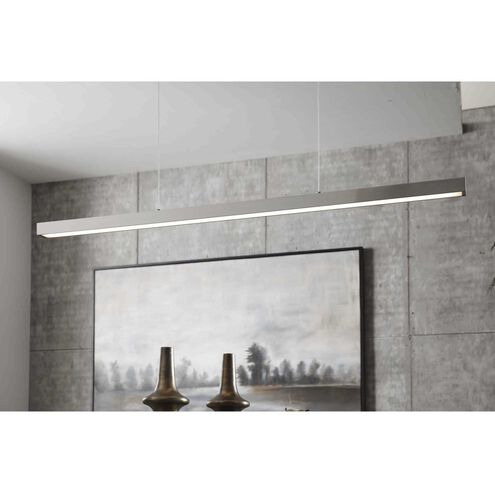 Planck LED LED 47 inch Brushed Nickel Pendant Ceiling Light, Progress LED