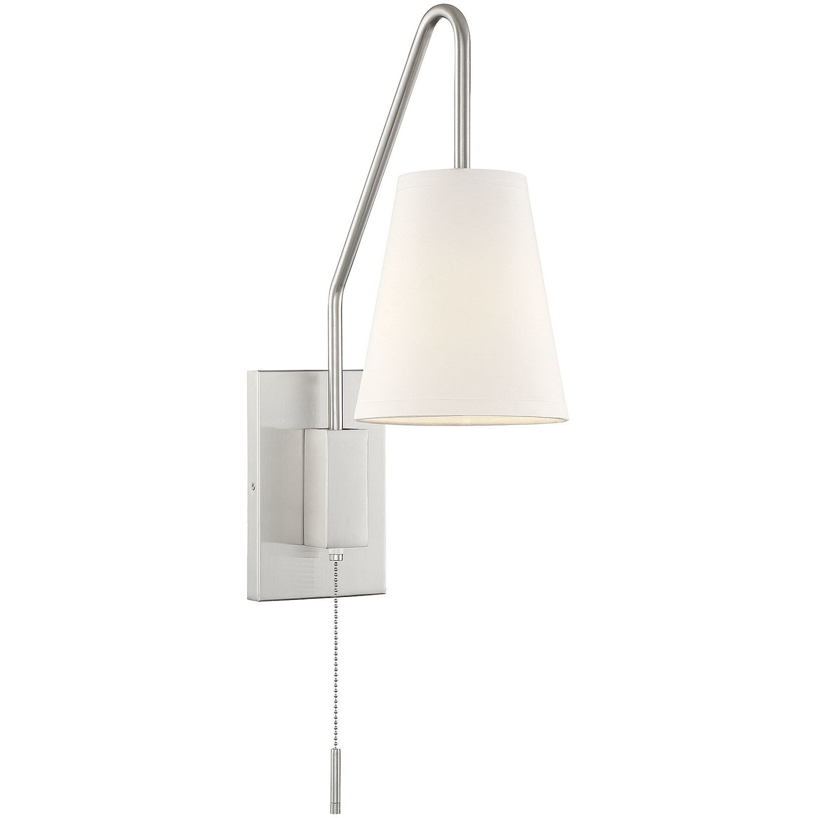 Owen 12 inch 60.00 watt Satin Nickel Adjustable Wall Sconce Wall Light, Essentials