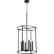 Olympus 6 Light 18 inch Noir Entry Ceiling Light
