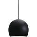 Roxy 1 Light 10 inch Black Pendant Ceiling Light