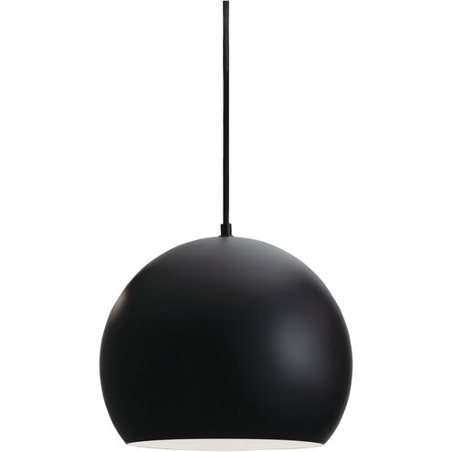 Roxy 1 Light 10 inch Black Pendant Ceiling Light