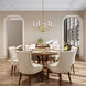 Williamsburgh 6 Light 24 inch Polished Brass Chandelier Ceiling Light