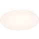 Fusion 1 Light 12 inch White Flushmount Ceiling Light