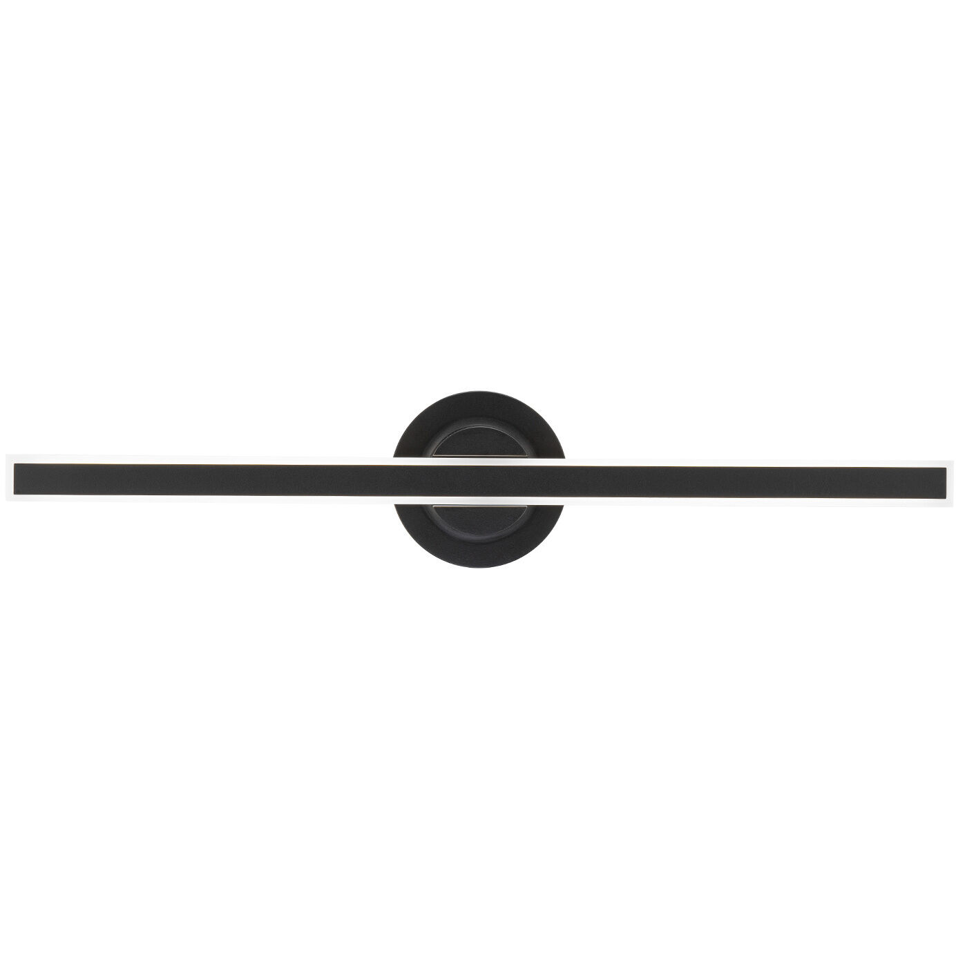 Bastone LED 26 inch Black Bath Vanity & Wall Light in 4000K, dweLED