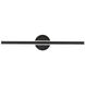 Bastone LED 26 inch Black Bath Vanity & Wall Light in 4000K, dweLED