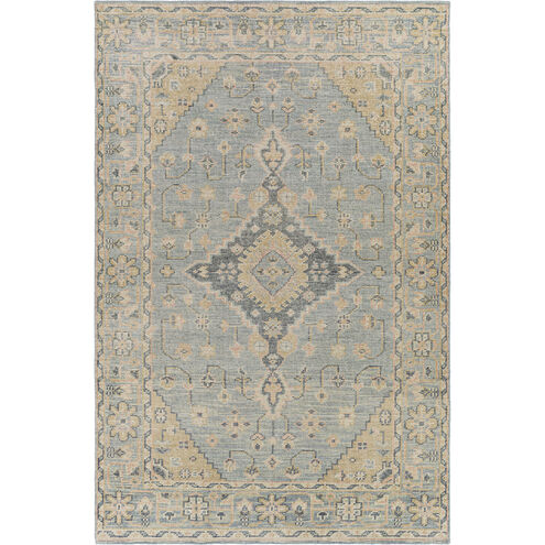 Zahra 66 X 42 inch Dusty Sage Rug in 4 X 6, Rectangle