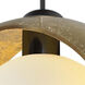 Pogo 1 Light Black Cord Pendant Ceiling Light