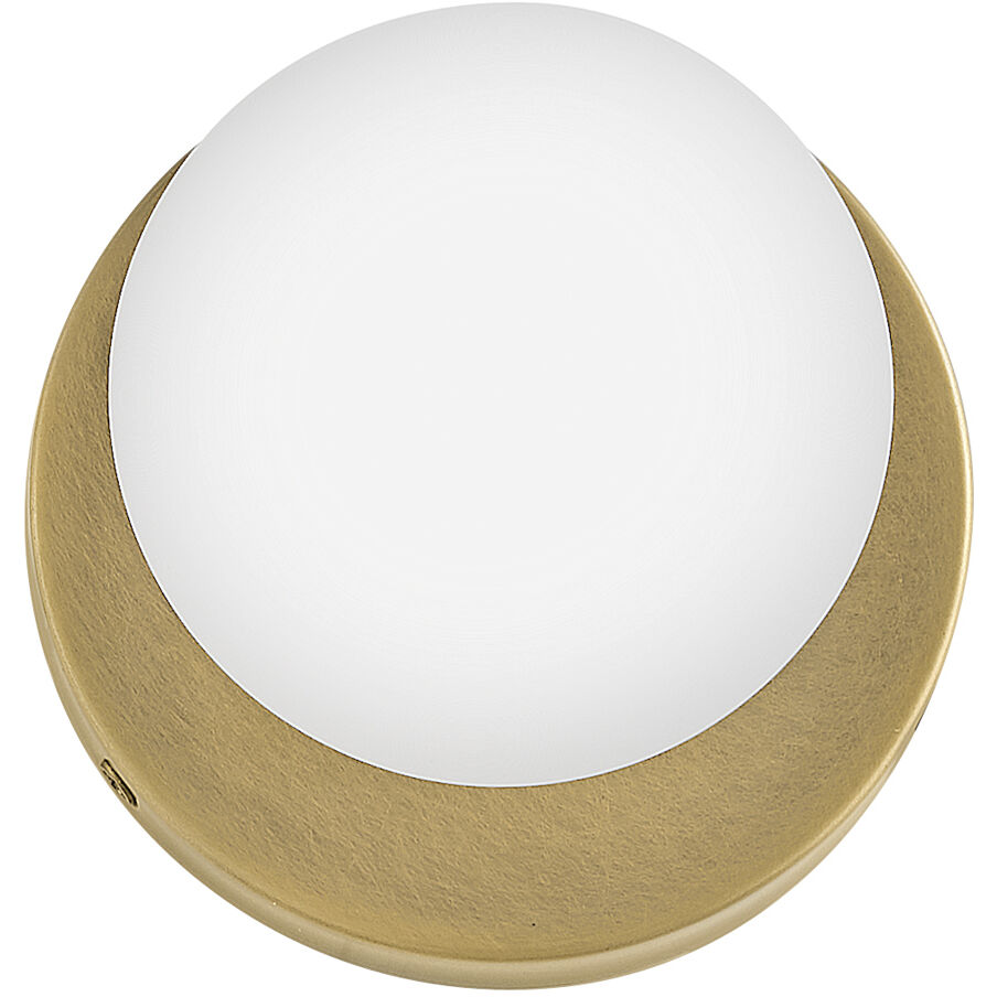 Audrey LED 5.25 inch Heritage Brass Bath Light Wall Light
