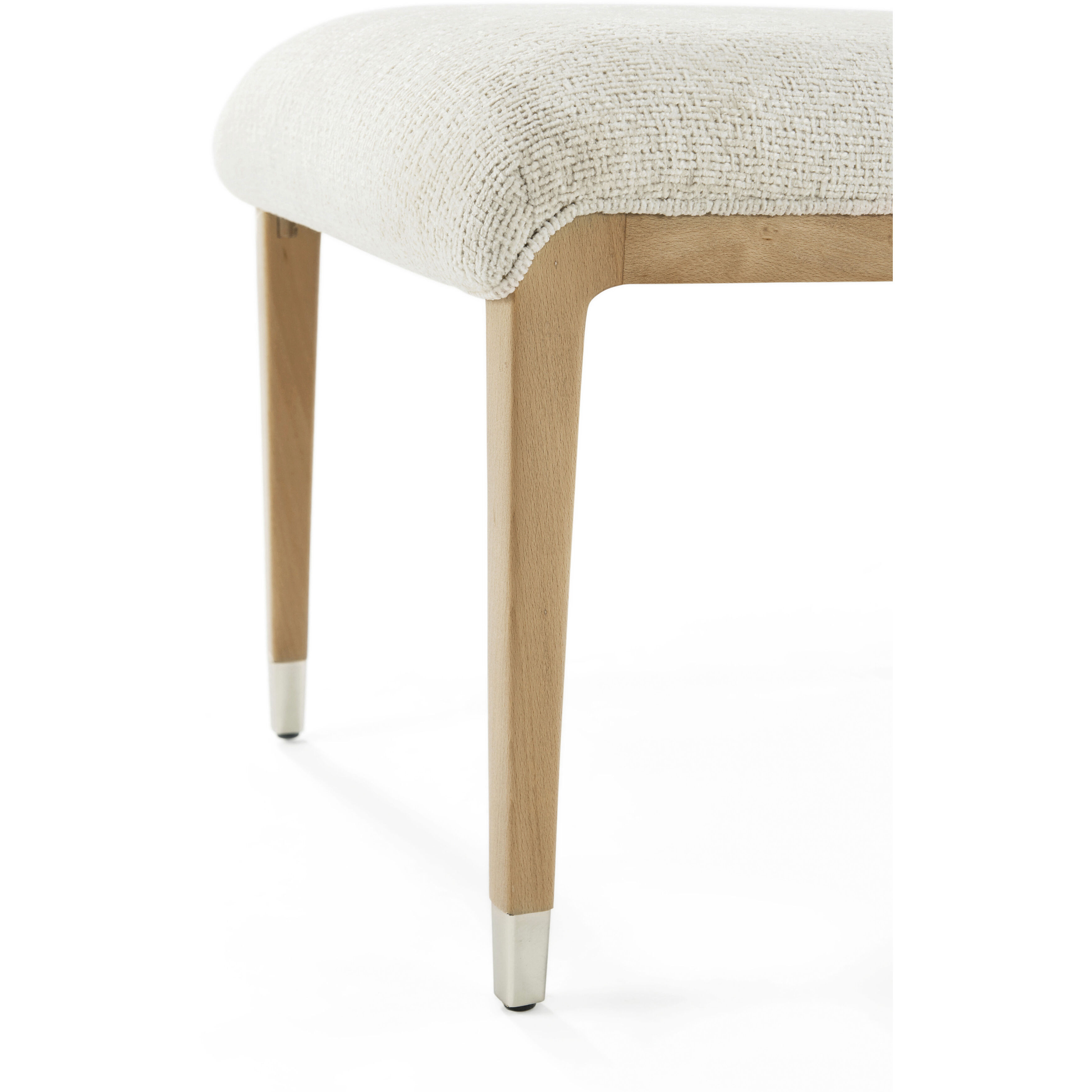 Origins Sesame Dining Side Chair, Wooden, Upholstered