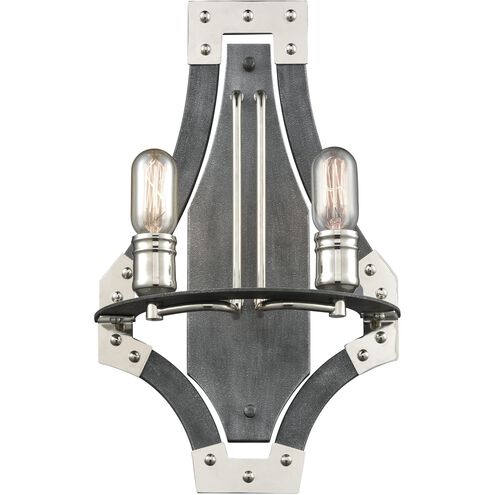 Riveted Plate Sconce Wall Light