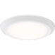 Verge LED 12 inch Fresco Flush Mount Ceiling Light in White Lustre