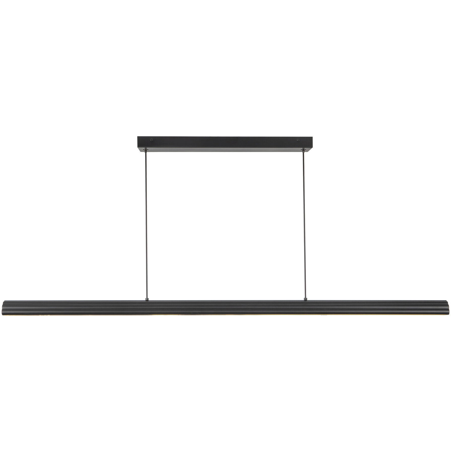 Alora Mood Dottie 48 inch Matte Black Linear Pendant Ceiling Light