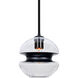 Hula 8 1 Light Black Pendant Ceiling Light