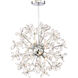 Adelle 8 Light 20 inch Chrome with Crystal Chandelier Ceiling Light 