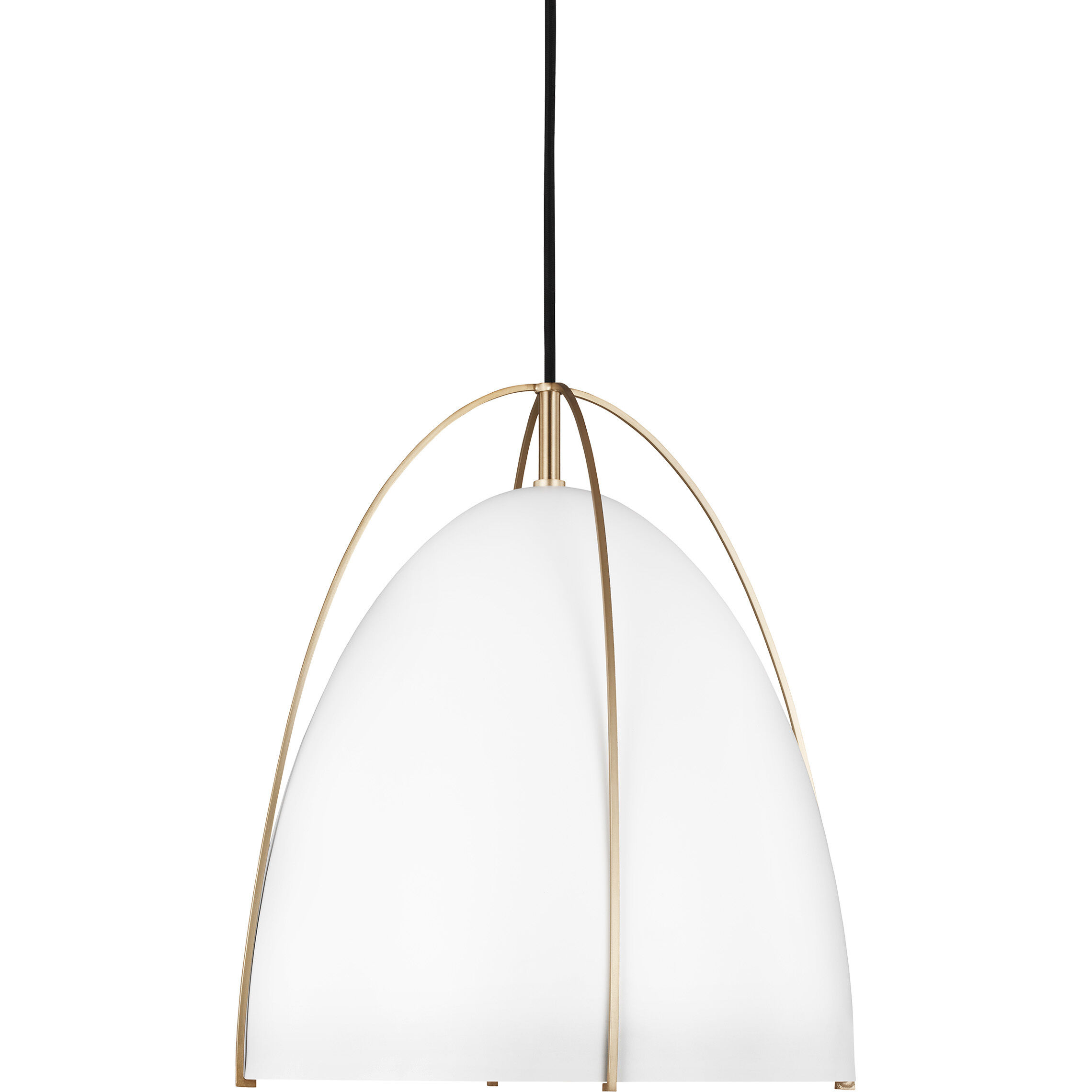 Sean Lavin Norman Pendant Ceiling Light in Satin Brass