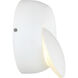 Pinion LED 6 inch White Outdoor Wall Sconce