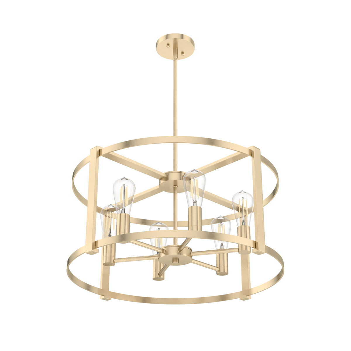 Astwood 6 Light 26 inch Alturas Gold Chandelier Ceiling Light