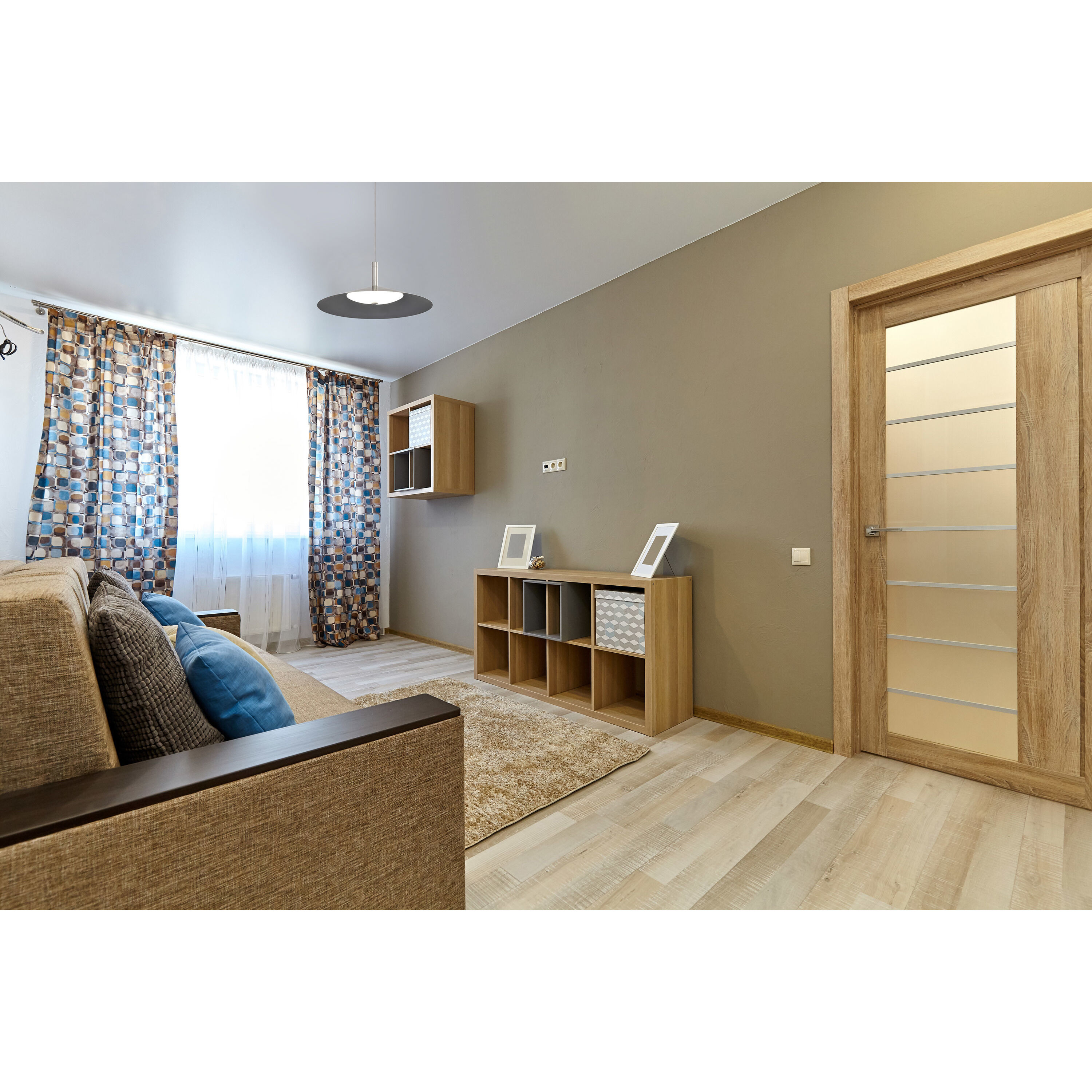 Corrine LED 18 inch Brushed Nickel Pendant Ceiling Light