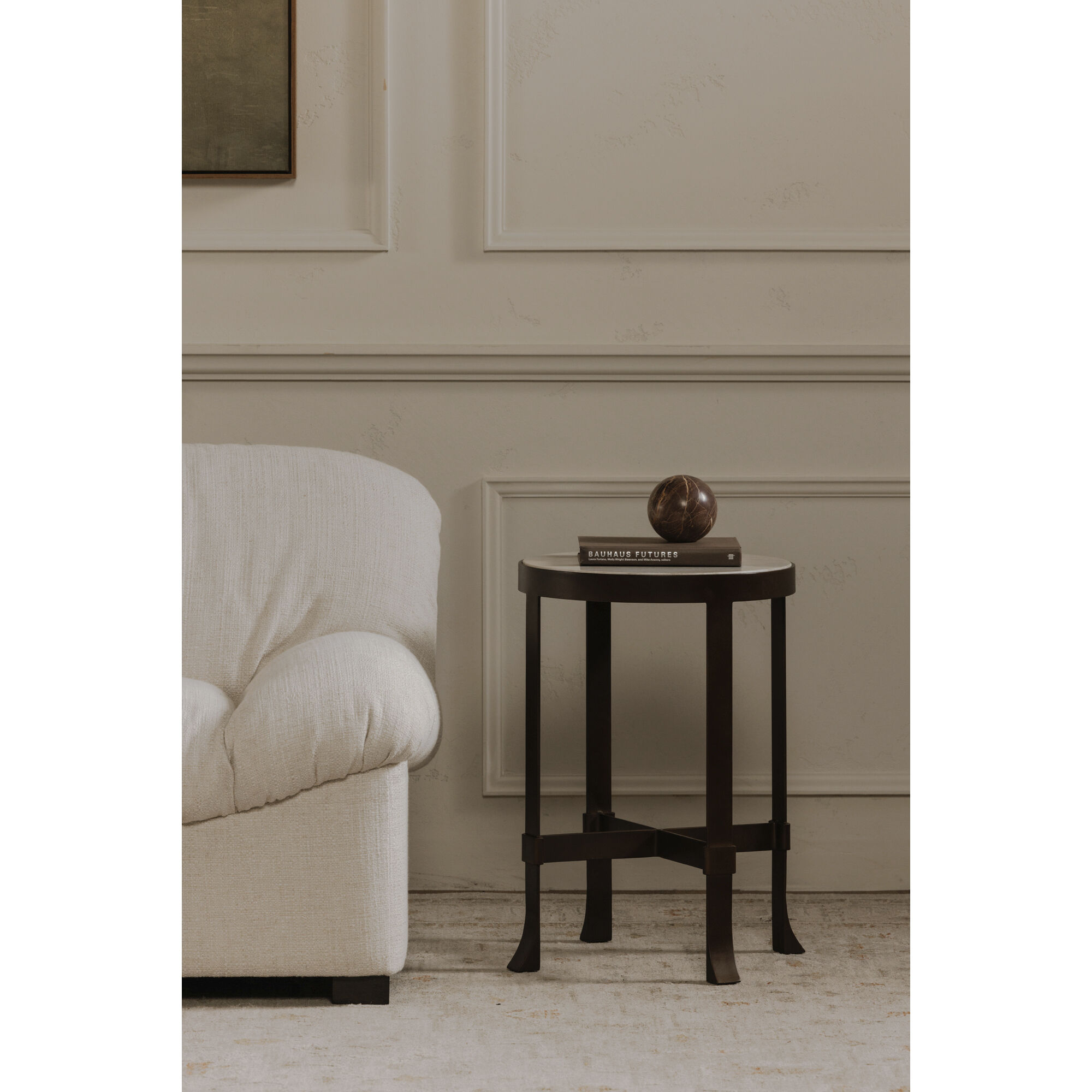 Holli Side Table in White