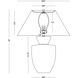 Jasper 24 inch 150.00 watt Brown Table Lamp Portable Light