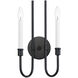 Tux 2 Light 8.75 inch Black Wall Sconce Wall Light
