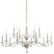 Modique 15 Light 39.5 inch Antique Silver Chandelier Ceiling Light in Heritage