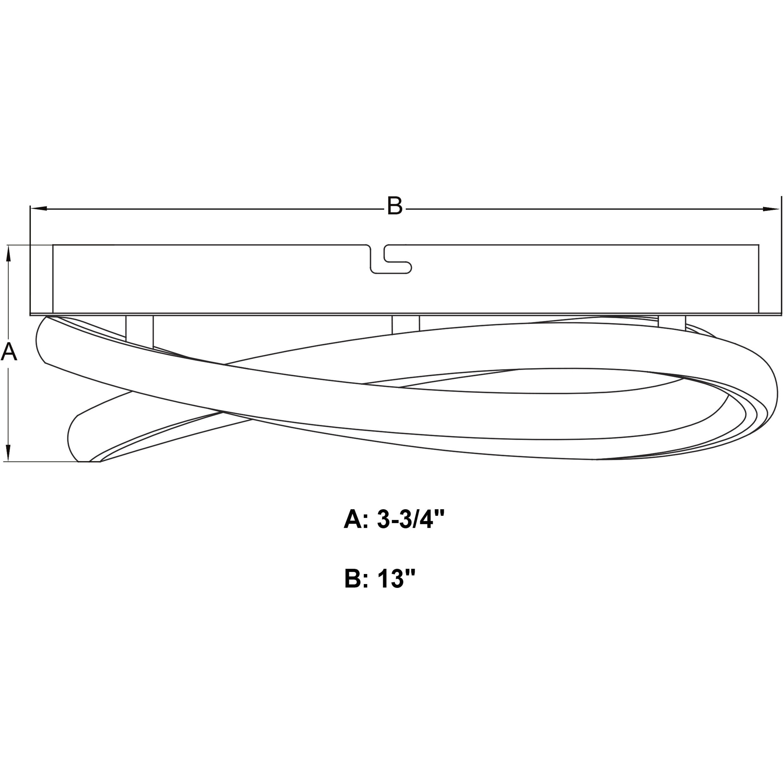 North End LED 13 inch Matte Black Indoor Outdoor Flush Mount