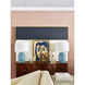 Dolly 21.38 inch 150.00 watt Steel Blue Accent Lamp Portable Light in Fondine