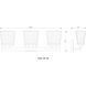 Astor 3 Light 23 inch Matte Black Vanity Wall Light